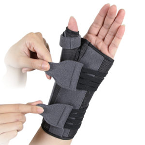 Ортез з анатомічними шинами для променево-зап’ясткового суглоба та для суглобів великого пальця руки лівий EH-403