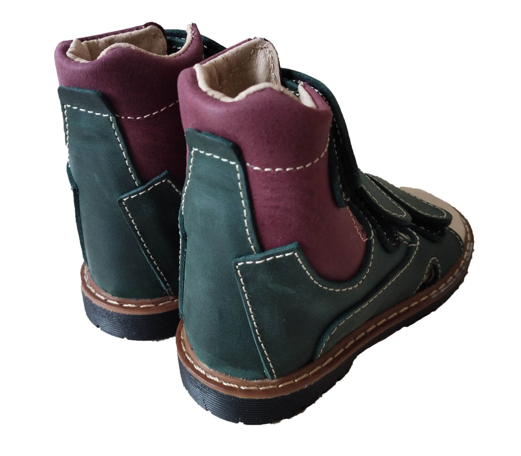 ortopedicheskie-sandalii-s-supinatorom-footcare-fc-113-zeleno-bordovye-36345117241949